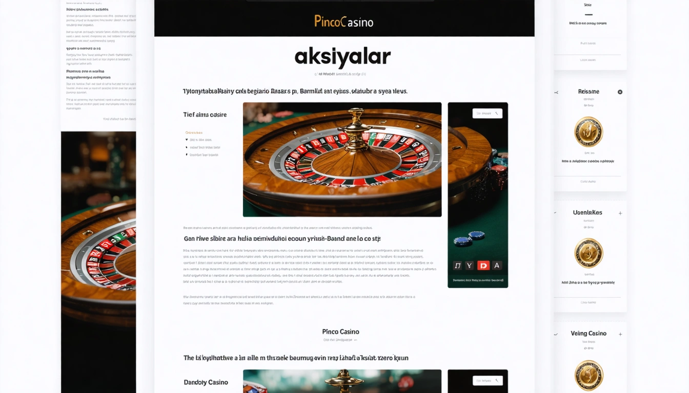 aksiyalar Pinco Casino